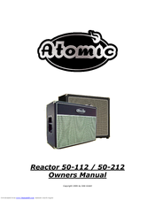 Atomic Reactor 50-212 Owner's Manual
