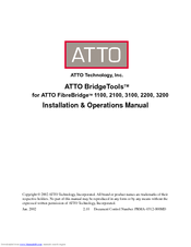 ATTO Technology 2200 Installation And Operation Manual