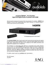 Audiolab 8000AP Brochure & Specs