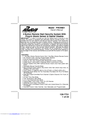Audiovox RO9801 Owner's Manual