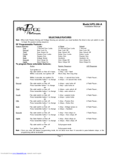 Audiovox Prestige Platinum APS-350-A Installation Manual