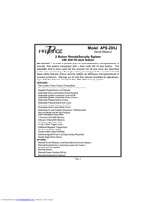 Audiovox Prestige 128 -5264A Owner's Manual