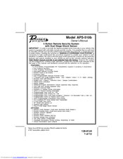 Audiovox Prestige Platinum 128-8124 Owner's Manual
