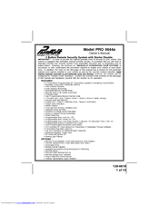 Audiovox Pursuit PRO 9644a Owner's Manual