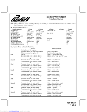 Audiovox Pursuit PRO-9642CH Installation Manual