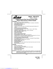 Audiovox Pursuit PRO-9776 Owner's Manual