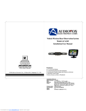 Audiovox ACA240 Installation & User Manual