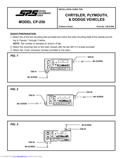 Audiovox CP-250 Installation Manual