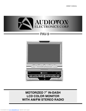 Audiovox PAV-9 Owner's Manual