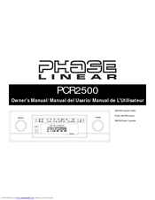Audiovox Phase Linear PCR2500 Owner's Manual