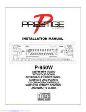 Audiovox Prestige P-950W Installation Manual