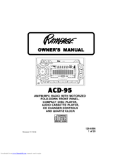 Audiovox Rampage ACD95 Owner's Manual