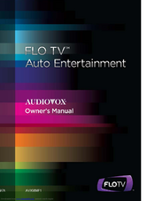 Audiovox FLO TV AVXMMF1 Owner's Manual