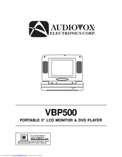 Audiovox VBP500 Instruction Manual