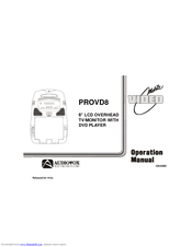Audiovox PROVD8 Operation Manual