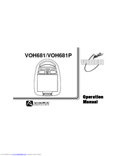 Audiovox VOH681 Operation Manual