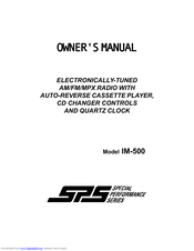 Audiovox IM-500 Owner's Manual