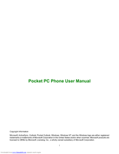 Audiovox PPC 5050 User Manual