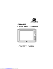 Audiovox LCM-0505 Owner's Manual