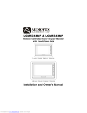 Audiovox LCM5043NP Installation And Owner's Manual