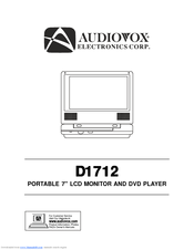 Audiovox D1712 Instruction Manual