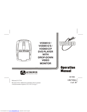 Audiovox VOD8521 - DVD Player / LCD Monitor Operation Manual