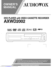 Audiovox AXWD2002 Owner's Manual
