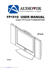 Audiovox FP1510 User Manual
