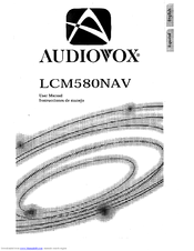 Audiovox LCM580NAV User Manual