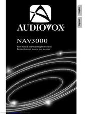 Audiovox NAV3000 User Manual And Mounting Instructions