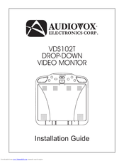 Audiovox VDS102T Installation Manual