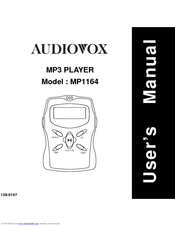 Audiovox MP1164 - MP 64 MB Digital Player User Manual