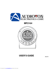 Audiovox MP2164 - Mini Portable 64MB MP3 Player User Manual