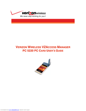 Audiovox Verizon Wireless PC CARD PC 5220 User Manual