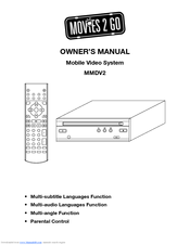 Audiovox MMDV2 Owner's Manual