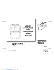 Audiovox VOD1021 Operation Manual
