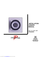 Audiovox Prestige PS-2655 Installation & Owner's Manual