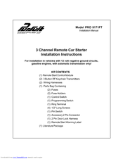 Audiovox Pursuit PRO 9171FT Installation Manual