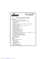 Audiovox Pursuit PRO-9342FT3 Owner's Manual
