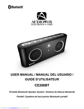 Audiovox CE208BT User Manual