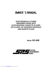 Audiovox GC-600 Owner's Manual