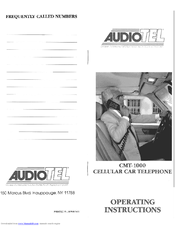 Audiovox AudioTel CMT-1000 Operating Instructions Manual