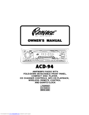 Audiovox 1286384 Owner's Manual