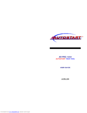 Autostart AS PRG-1000 User Manual