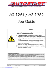Autostart AS-1251 User Manual