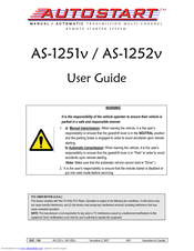 Autostart AS-1252V User Manual
