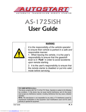 Autostart AS-1725iSH User Manual