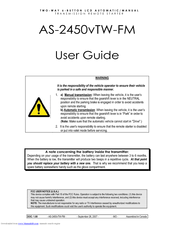 Autostart AS-2450vTW-FM User Manual