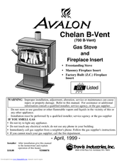 Avalon 700 B-Vent User Manual