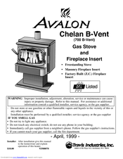 Avalon Chelan B-Vent User Manual